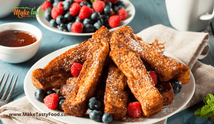 
French Toast with Berries and Honey