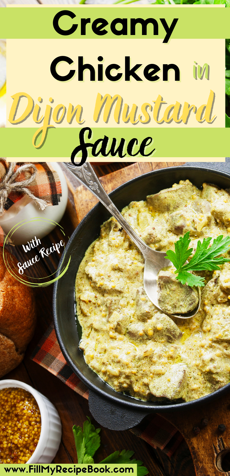 Creamy Chicken in Dijon Mustard Sauce Fill My Recipe Book