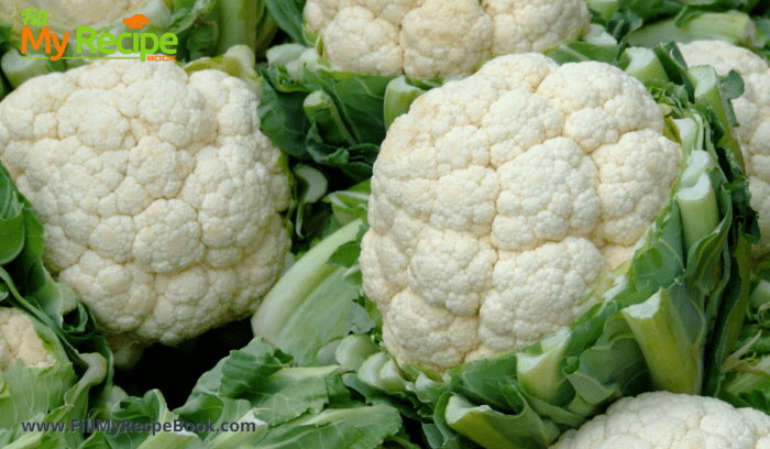 fresh heads of cauliflower for roasting vegetables