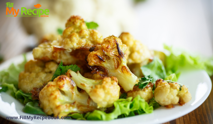 roasted spiced cauliflower florets