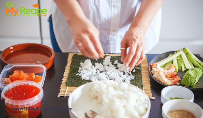 How To Make Your Own Sushi recipe. Creating the best sushi at home with fillings that are simple, view this how-to recipe for every step.