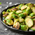 Easy Roasted Brussel Sprouts for a warm side dish that is so easy to roast with just only three ingredients and your oven.