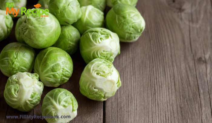 fresh unroasted Brussel sprouts