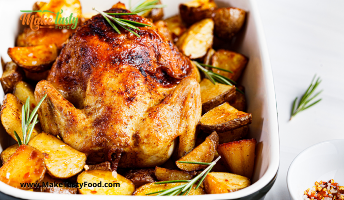 Sunday Roasted Chicken and Potato’s with fennel

