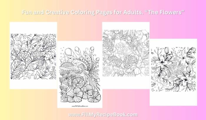 Bring these beautiful adult coloring pages to life with your favorite colored pencils. Shading and filling in the intricate designs can be a relaxing, therapeutic, and entertaining way to spend your time. Completed pages can even be framed to showcase your creativity and add a personal touch to your home decor.