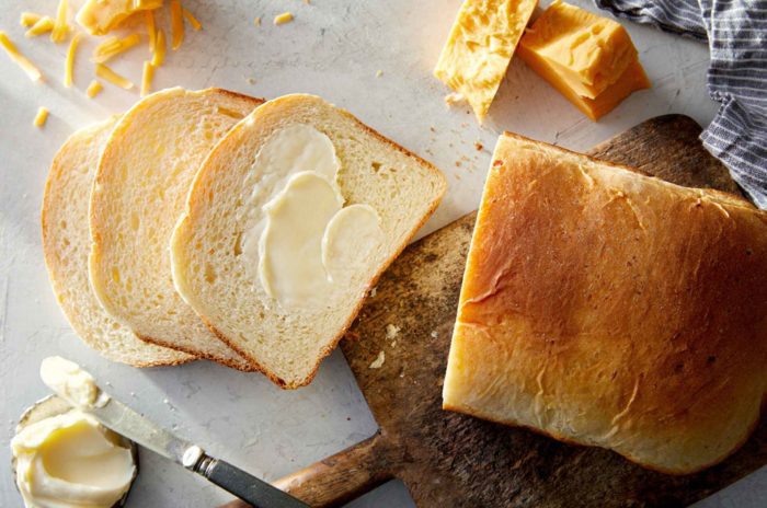 Savory cheddar cheese bread