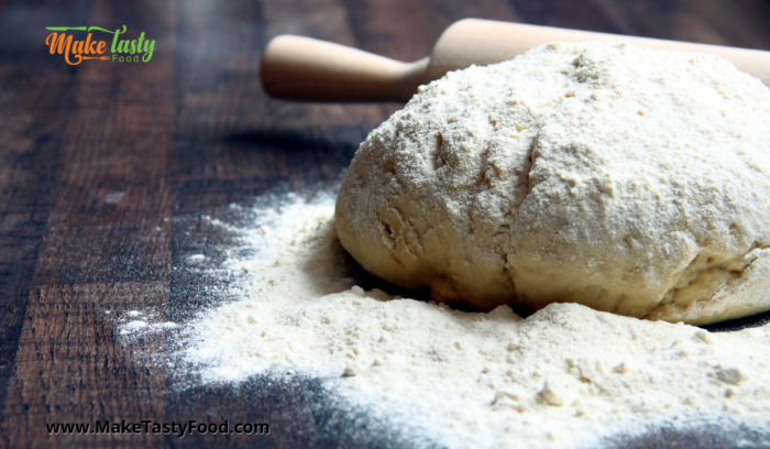 floured dough for dinner rolls 