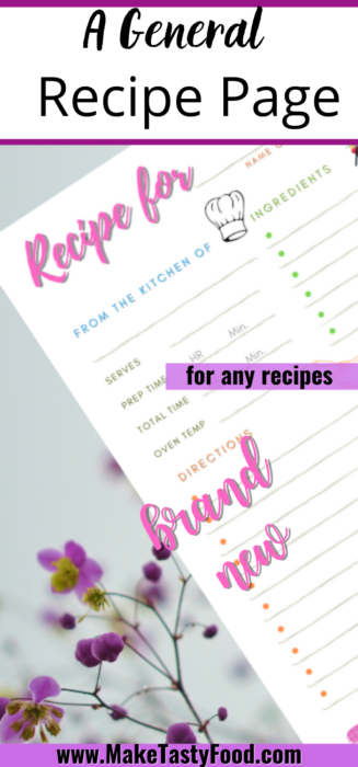 a Pinterest image of a recipe page