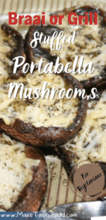 Braai or Grill Stuffed Portabella Mushrooms