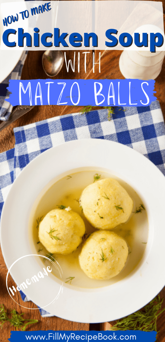 Chicken Soup & Matzo Balls Fill My Recipe Book
