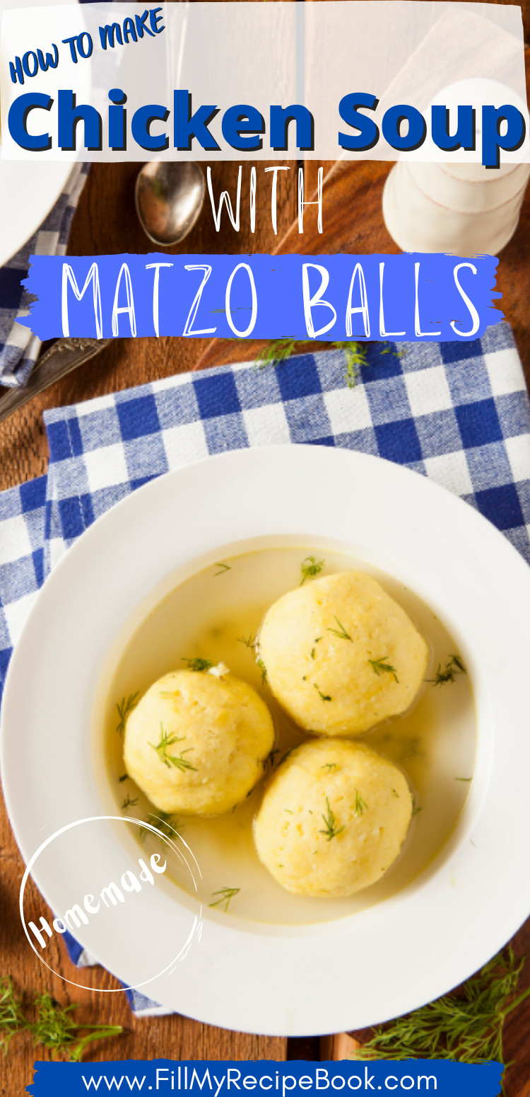 Chicken Soup & Matzo Balls Fill My Recipe Book