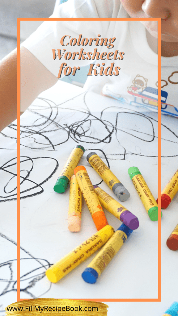 Kids coloring worksheets