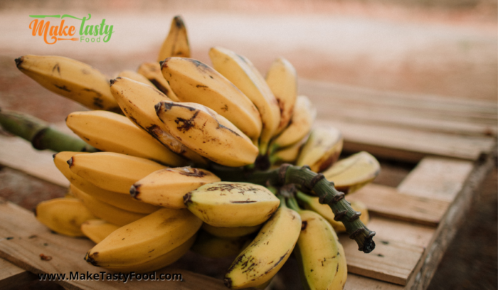 a bunch of bananas from a banana tree