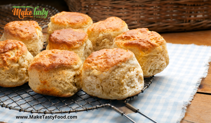 cooling the scones baked