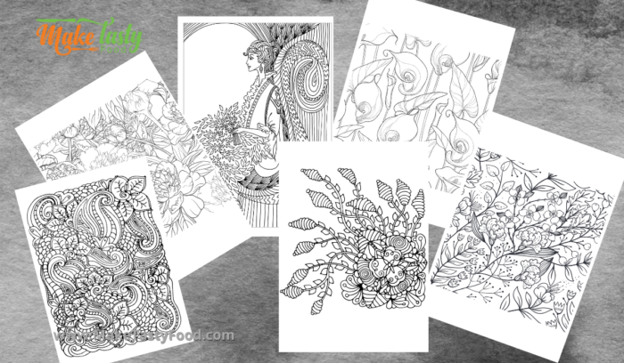 a gallery of images for coloring pages for the holidays

