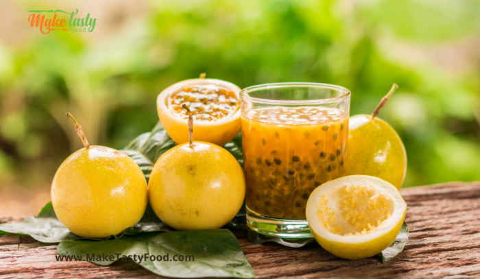 Homemade 3 Ingredient Passion Fruit Juice
