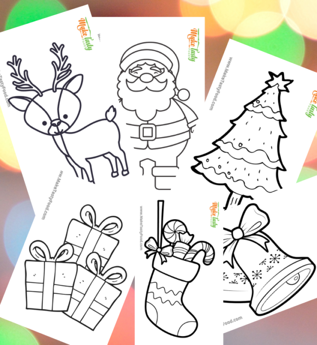 FREE set of 6 Coloring Pages

