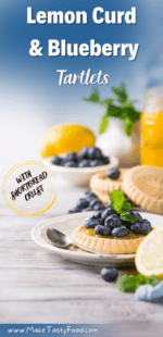 Lemon Curd & Blueberry Tartlets