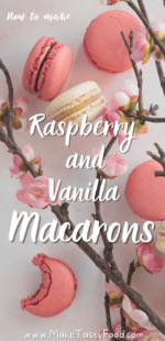 Raspberry and Vanilla Macarons