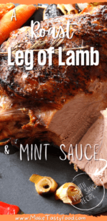 Roasted Leg of Lamb & Mint Sauce