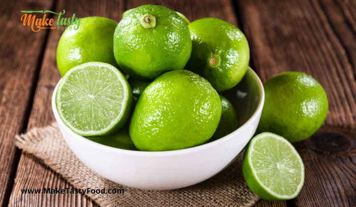 collecting limes for homemade juice