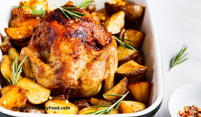 Sunday Roasted Chicken and Potato’s also for Christmas cold meats