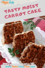 Tasty Moist Carrot Cake