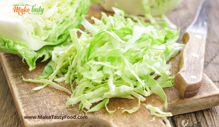 grated cabbage for coleslaw