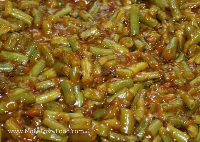 Mustard Curry Green Beans for a salad or storing in bottles. A great cold side dish for meals