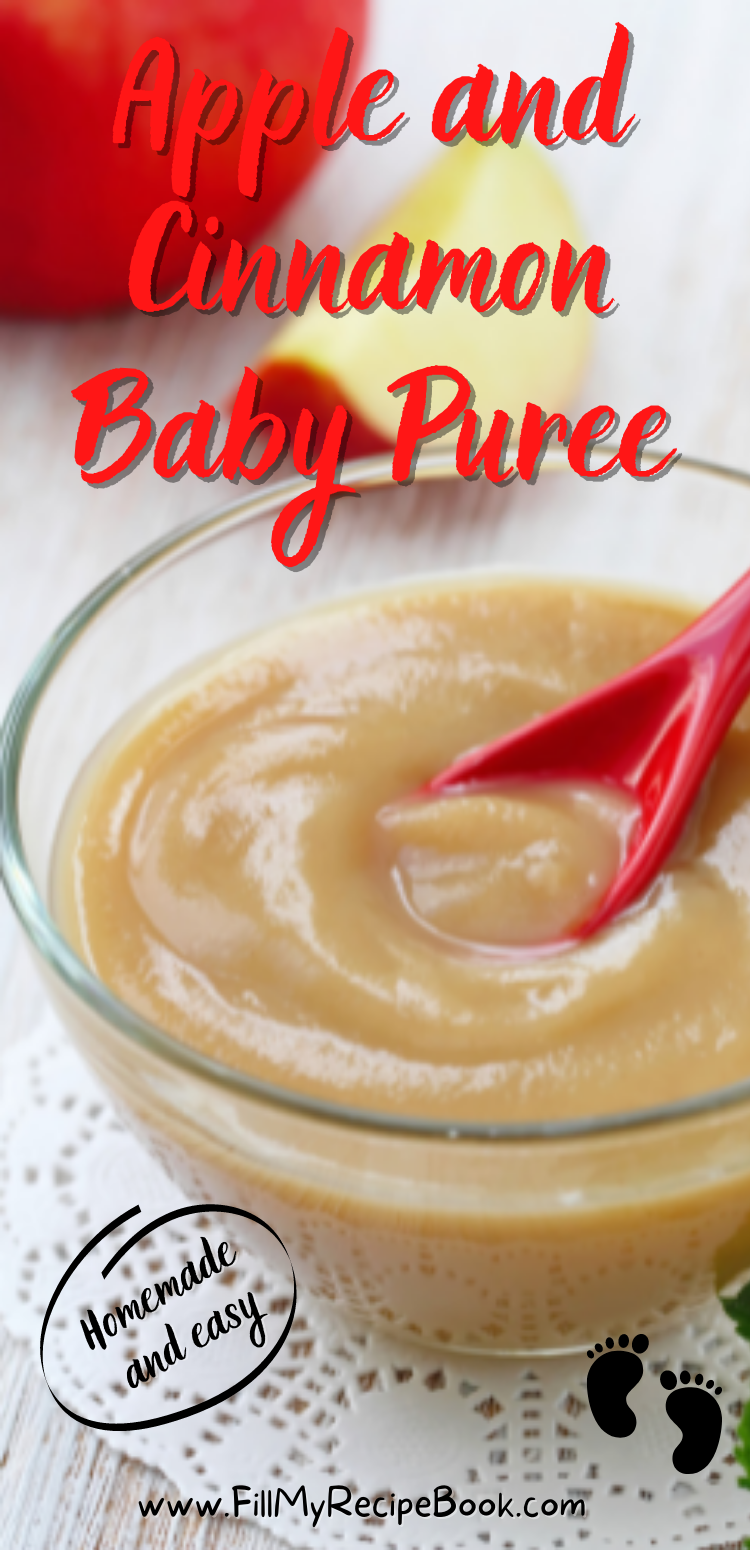 Apple and Cinnamon Baby Puree
