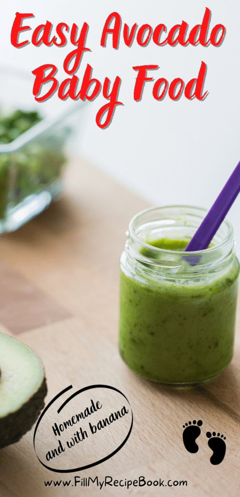 Easy Avocado Baby Food