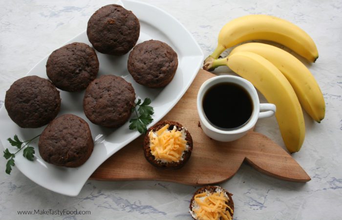 Easy Chocolate Banana Muffins