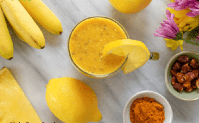 Healthy Gut Soothing Turmeric Smoothie