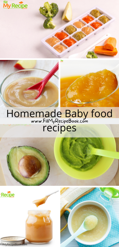 Homemade Baby food recipes