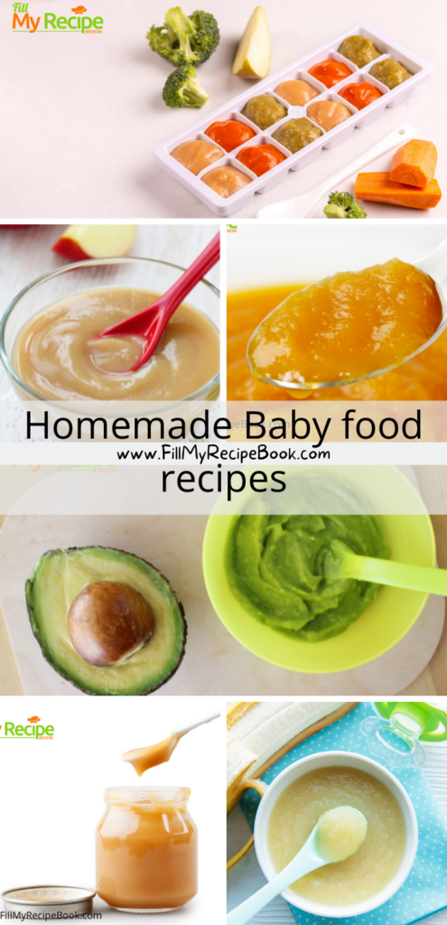 Homemade Baby food recipes - Fill My Recipe Book