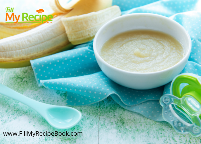 Mashed Banana for Baby to eat whenever baby is hungry. No need to warm up and feed. Just mash and you can feed baby right away on the move.