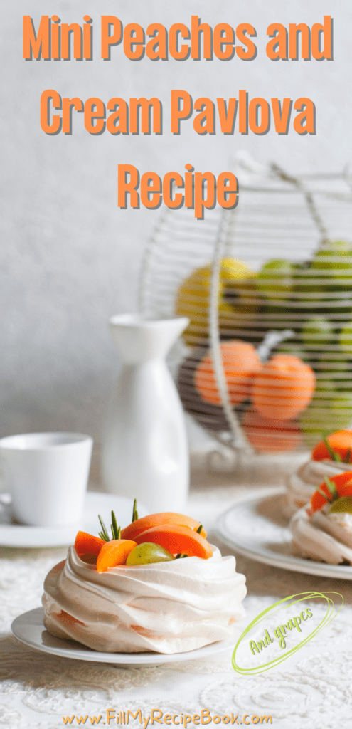 Mini Peaches and Cream Pavlova Recipe