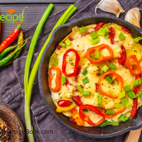 One Pan Bell Peppers Omelet Fill My Recipe Book
