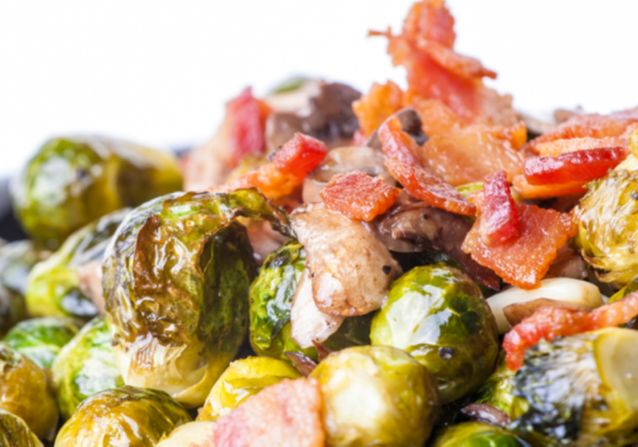 Roasted Brussels Sprouts with Bacon