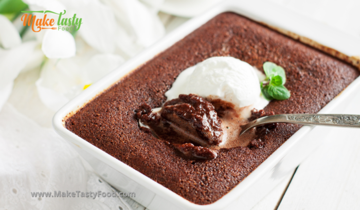 Self Saucing Chocolate Pudding