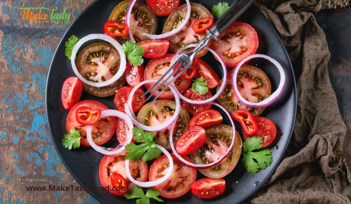 Simple Tomato and onion salad