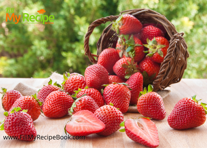 strawberries fresh or frozen works well with theis smoothie for anemia recipe. iron rich fruits.