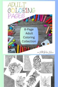 Unwind with this 8-page adult coloring collection. Enjoy a mindful break with tea or coffee, relax, and bring beautiful designs to life.