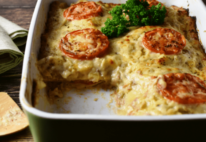 A Tuna Lasagna Casserole