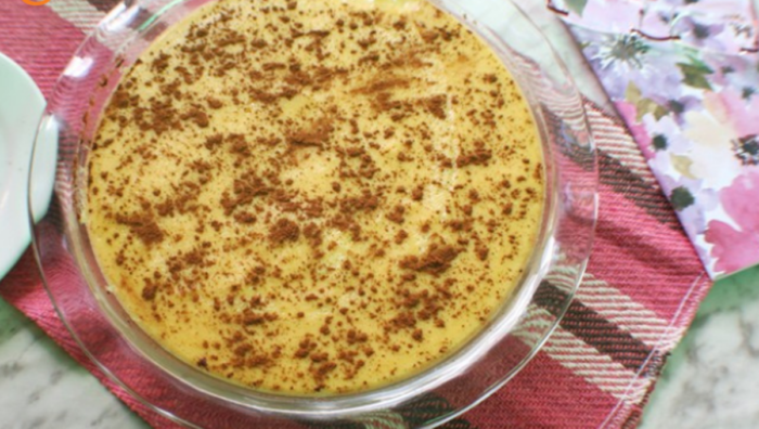 A homemade blissful no bake custard milk tart, an easy recipe. This versatile recipe can be made as a trifle as well, so tasty and made with biscuit base.