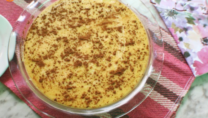 A homemade blissful no bake custard milk tart, an easy recipe. This versatile recipe can be made as a trifle as well, so tasty and made with biscuit base.