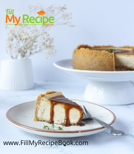 Amazing Earl Grey Baked Cheesecake for christmas puddings