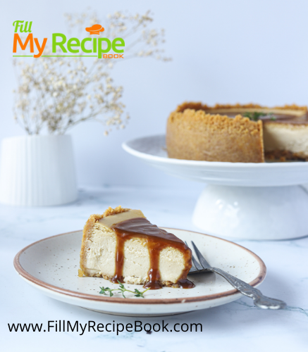 Amazing Earl Grey Baked Cheesecake for christmas puddings
