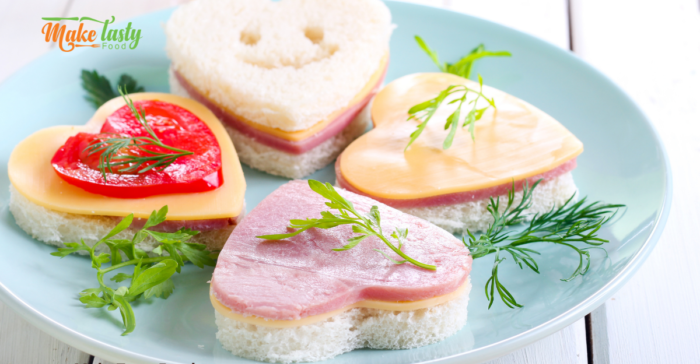 Easy Heart Sandwiches