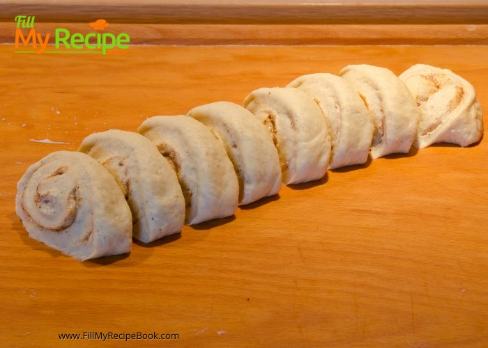 dough cut into small pieces, An amazing tasty Easy Mini Cinnamon Rolls Recipe to bake. Homemade small cinnamon buns made from scratch for snack or appetizers.